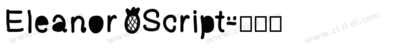Eleanor Script字体转换